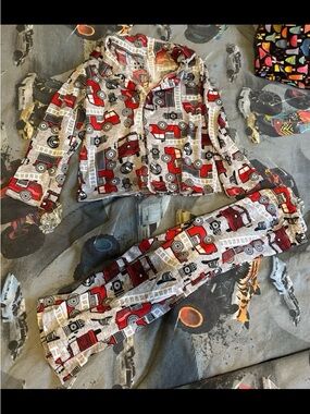 Fire engine truck pajamas size 3T